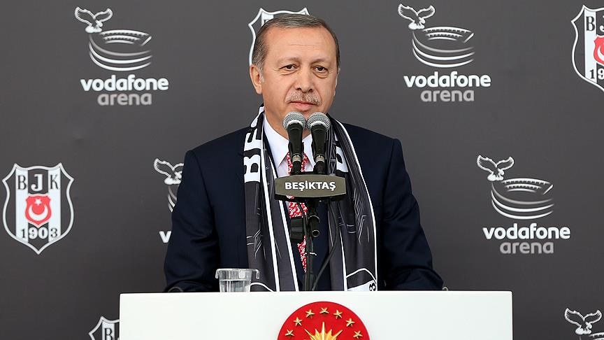 Cumhurbaşkanı Erdoğan Vodafone Arena'nın açılış töreninde konuştu