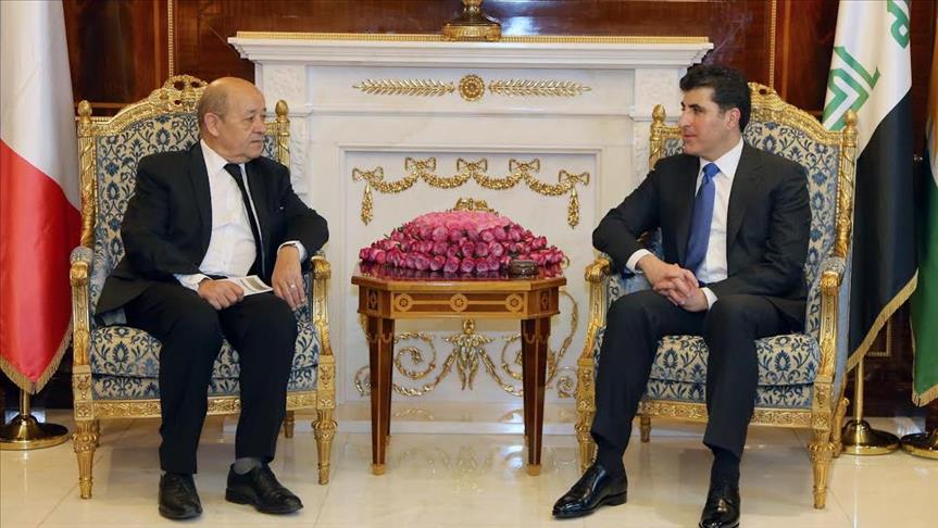 French defense minister visits Iraq's Kurdish region