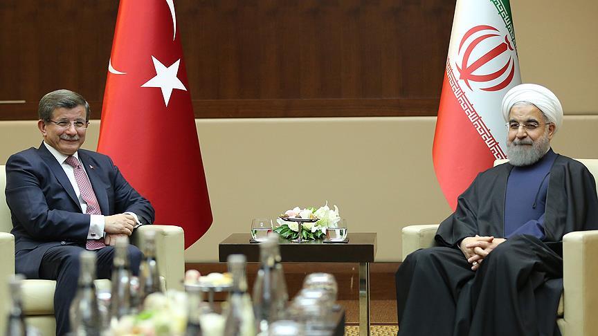 دیدار نخست وزیر ترکیه با رئیس جمهور ایران در آنکارا