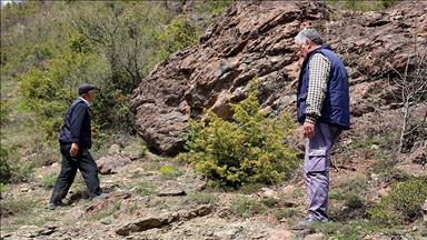  Düşen kayalar yüzünden köylerinin taşınmasını istiyorlar