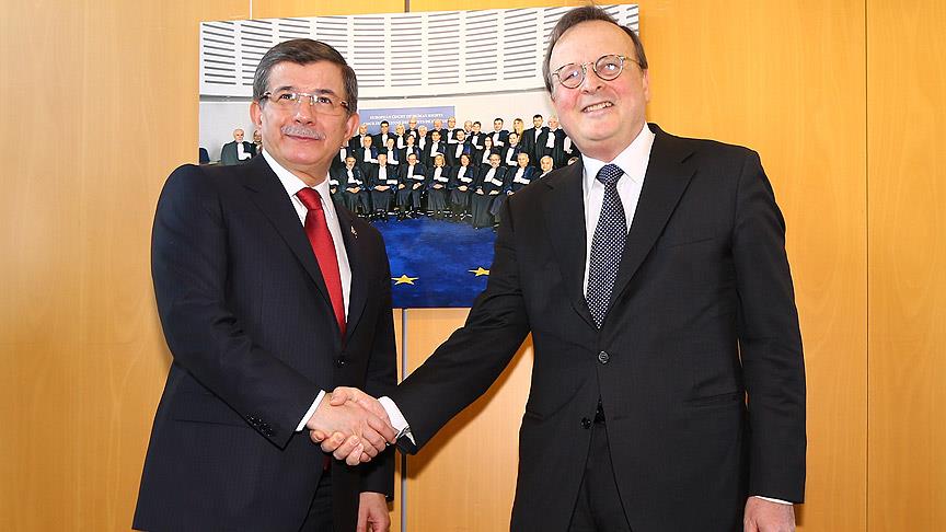 Davutoğlu AİHM Başkanı Raimondi ile görüştü