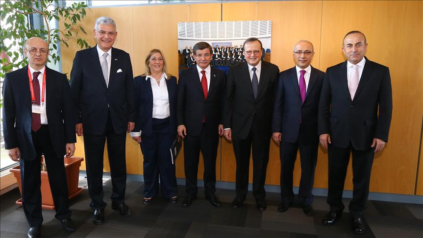 دیدار داووداوغلو با رئیس دادگاه حقوق بشر اروپا