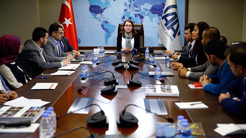 Genç iletişimcilerden AA'ya ziyaret​
