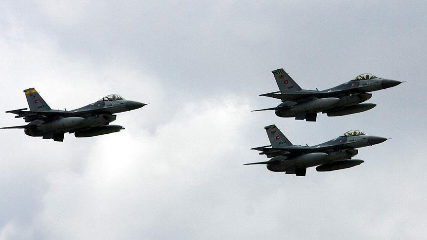 Turkish fighter jets hit PKK targets in southeast