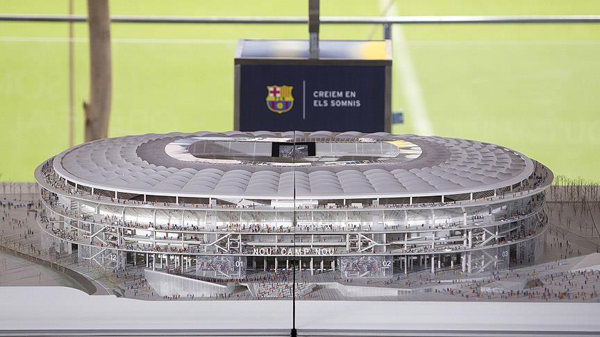 Barcelona yeni Nou Camp'ı tanıttı