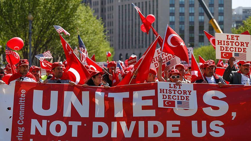 ABD'de Ermeni iddialarına karşı Türkiye’ye destek yürüyüşü yapılacak