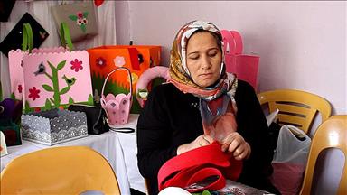 'Keçe' kadınların elinde hayat buluyor