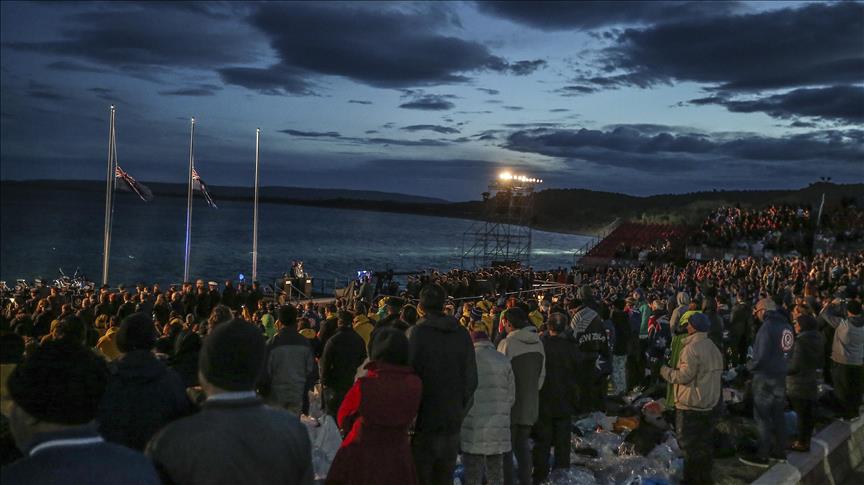 Dawn service held in Turkey to mark Gallipoli landings