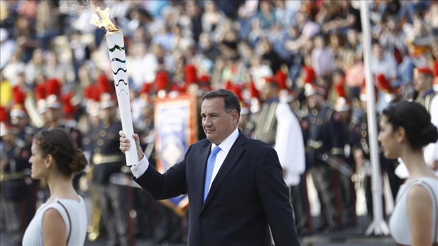 Athens: Olympic torch handed over to Brazilians
