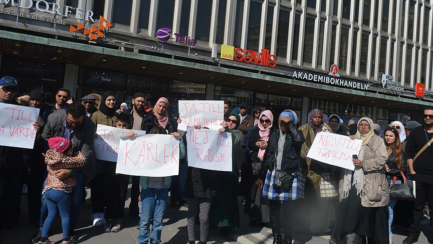 İsveç medyasının Müslümanlara yönelik yayınları protesto edildi