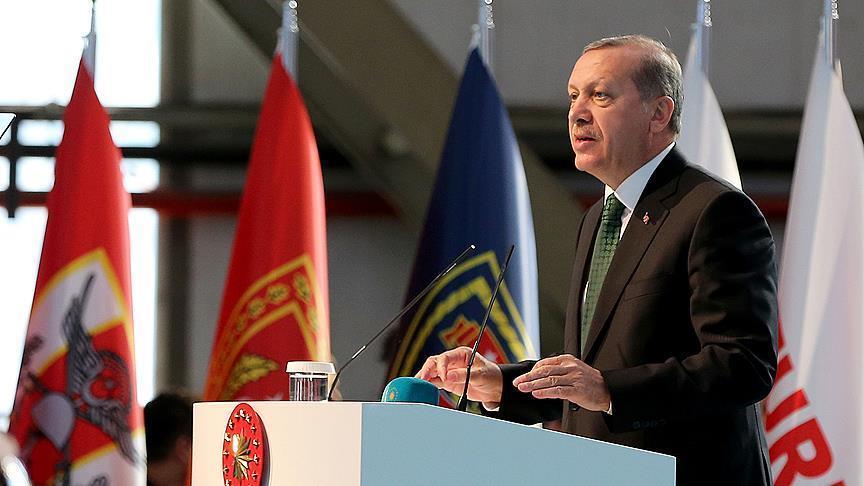 Erdogan wants defense industry to be self-sufficient