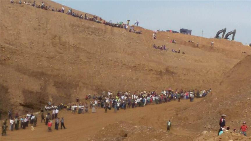 14 dead, dozens missing after Myanmar landslide