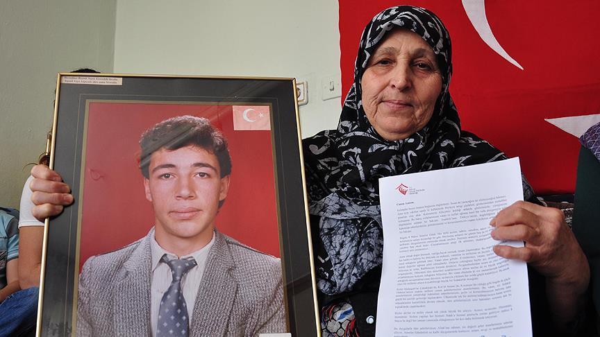 Şehit annelerine duygulandıran mektup
