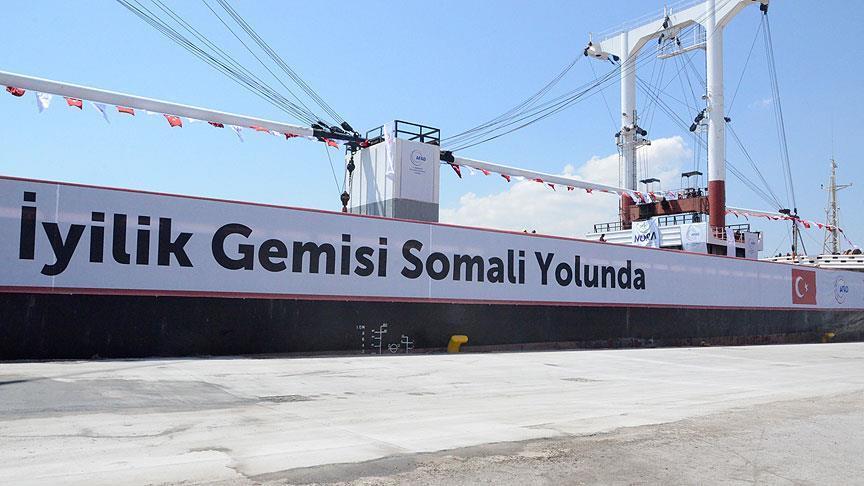 Turkey sends aid ship to Somalia