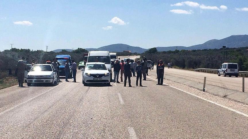 Soma'da askeri araca bombalı saldırı görüntüleri bulundu