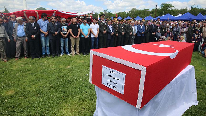 Şehit Uzman Çavuş Şahin son yolculuğuna uğurlandı 