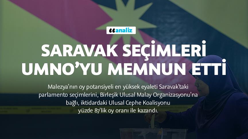 Saravak seçimleri UMNO’yu memnun etti