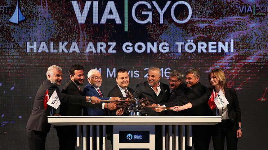 Borsa'da gong VIA GYO için çaldı