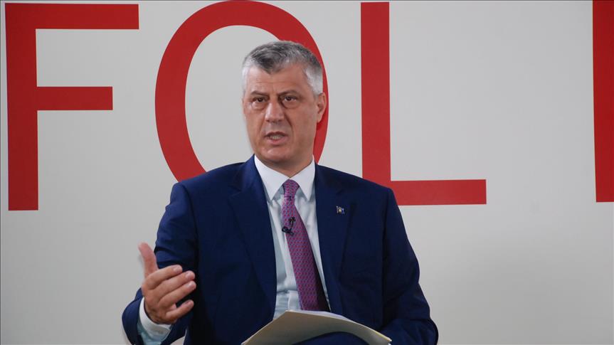 Thaçi: Mbështes iniciativat për dekriminalizimin e politikës kosovare