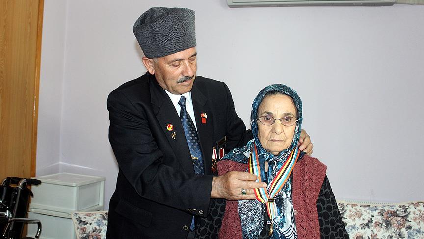 Kore gazisine vefatından 31 yıl sonra şeref madalyası