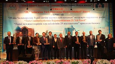 TÜRKSAV'ın Türk Dünyasına Hizmet Ödülleri sahiplerini buldu