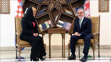 رئیس جمهور کرواسی با رئیس اجرایی افغانستان دیدار کرد