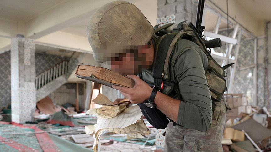 PKK terrorists desecrate mosque, Quran in SE Turkey