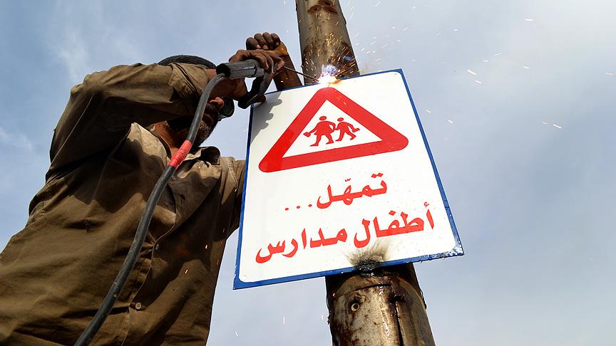 Halep 'trafik levhası'na kavuşuyor