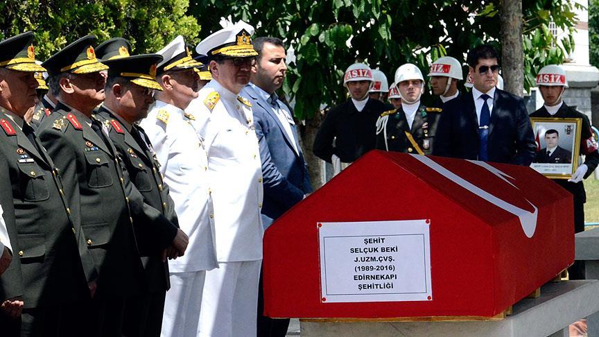 Şehit Uzman Çavuş Beki son yolculuğuna uğurlandı