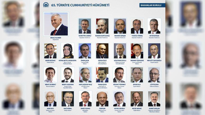 Turquie: Yildirim présente la composition de son gouvernement