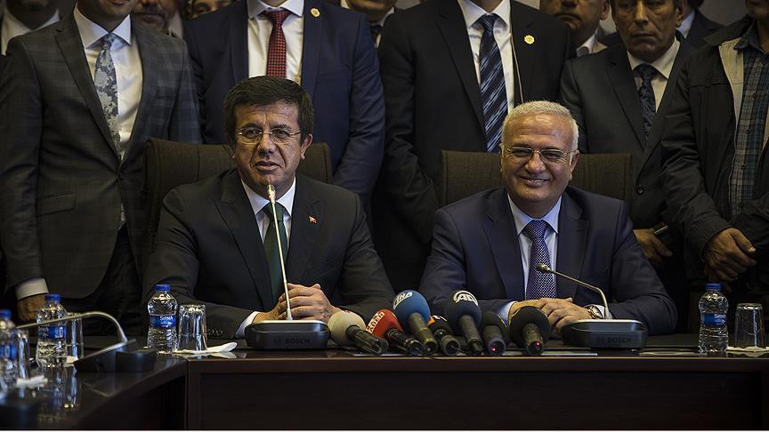 Nihat Zeybekci Ekonomi Bakanlığı görevini Elitaş'tan devraldı