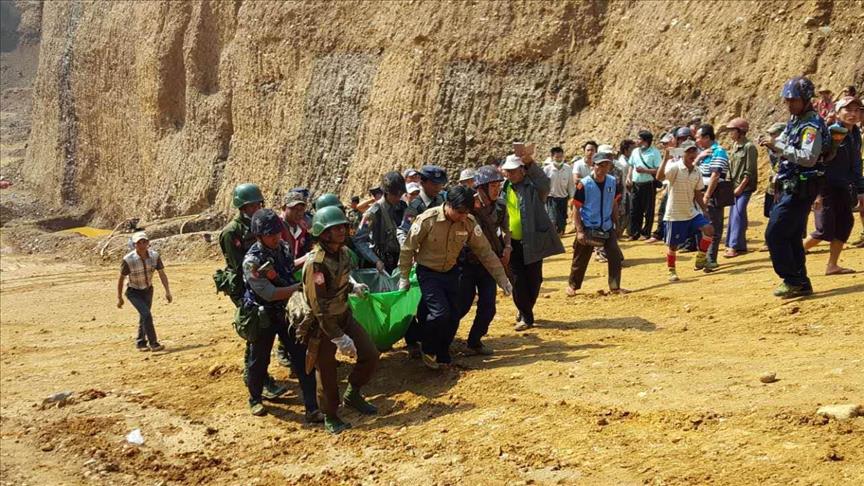 Myanmar: 13 dead, many missing in jade mine landslide