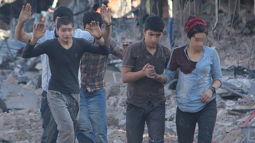 Nusaybin'de 25 terörist böyle teslim oldu