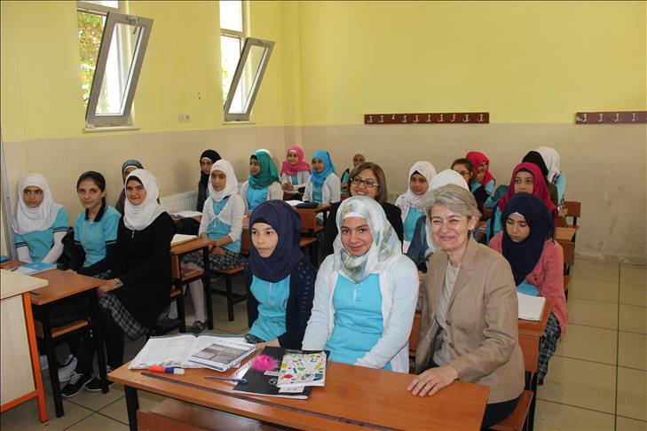 Turquie: La Directrice de l'UNESCO visite des camps de réfugiés à Gaziantep