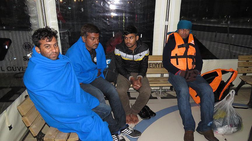 Ege Denizi'nde 34 yabancı uyruklu yakalandı