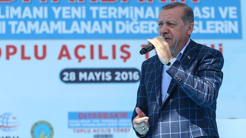 Cumhurbaşkanı Erdoğan: Amerika'nın PYD'ye, YPG'ye verdiği desteği kınıyorum