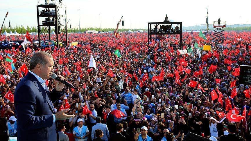 Президент Турции: "Нам хотят отомстить за завоевание Стамбула"