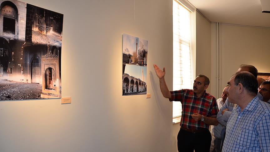 Kurşunlu Camisi'nin fotoğraflarının yer aldığı sergi açıldı