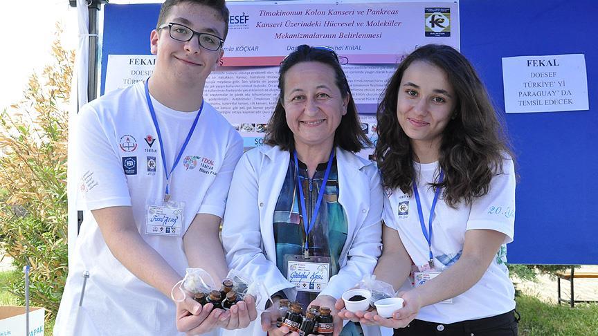 Lise öğrencilerinin 'Çörek otu' projesi Paraguay yolcusu
