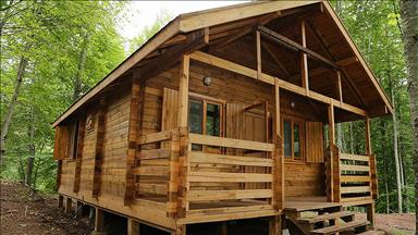 Tabiat parkı Ulugöl'e bungalovlar yapıldı