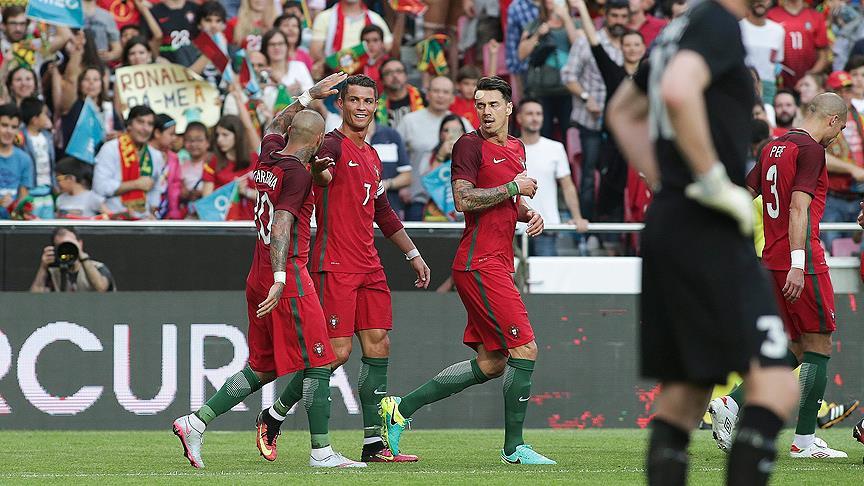 Portekiz'den Estonya'ya 7 gol