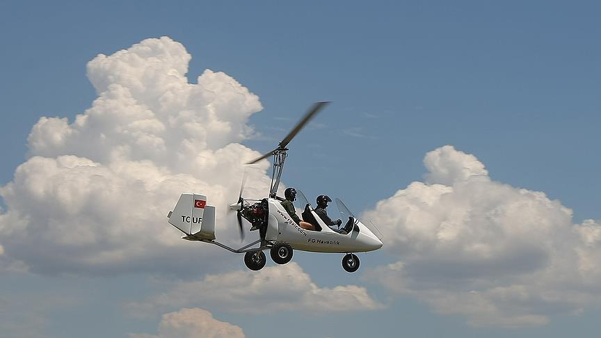 Havacılık tutkunlarının 'gyrocopter' ilgisi