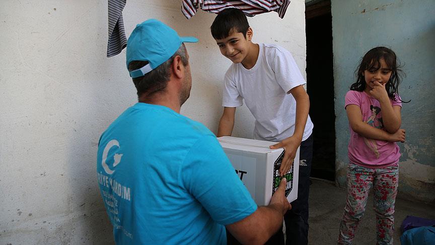 24 bin Suriyeliye ramazan yardımı yapıldı
