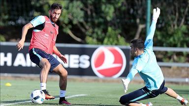 A Milli Futbol Takımı İspanya maçı hazırlıklarına başladı
