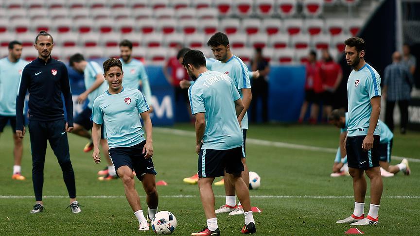 A Milli Futbol Takımı İspanya maçına hazır