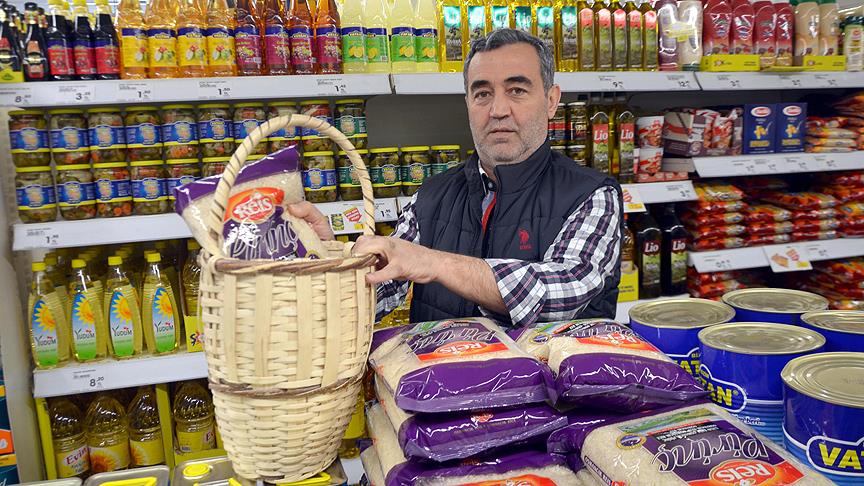 Ramazan yardımları 'padişah sepeti'nde