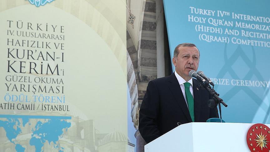 Turquie: Le président Erdogan met l'accent sur l'enseignement du Coran