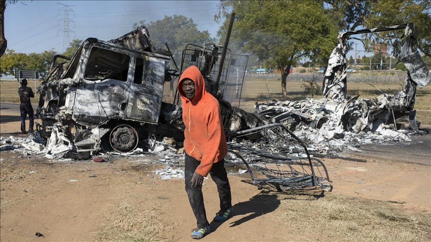 Protesters target shops owned by expats in South Africa