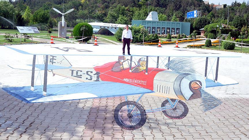 'İlk Türk sivil uçağı'nın 3 boyutlu resmi tamamlandı