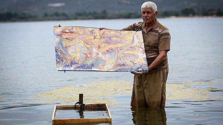 'Ebru'yu denize taşıdı